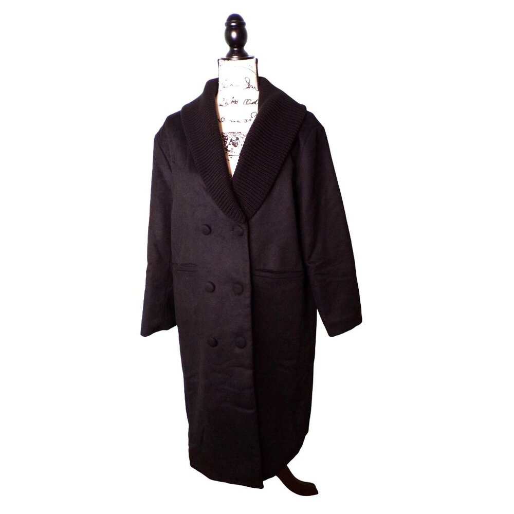 🆕BELLE & BLOOM After Party Quilt Lined Shawl Collar Wool Blend Coat Small - Picture 6 of 14